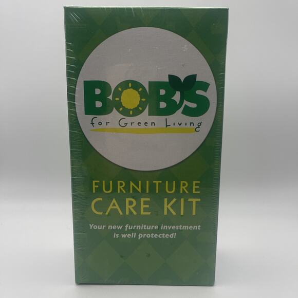 BOB'S For Green Living Furniture Care Kit Fabric Rug Cleaner Wood Polish 8oz NEW - Picture 1 of 7